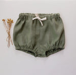 Shorts en lin bubble